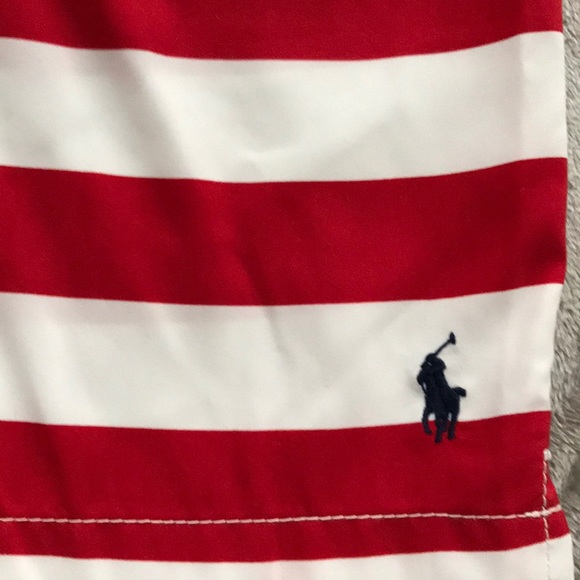 Ralph Lauren Polo Boys USA Flag Print Swin Trunks - Picture 4 of 7
